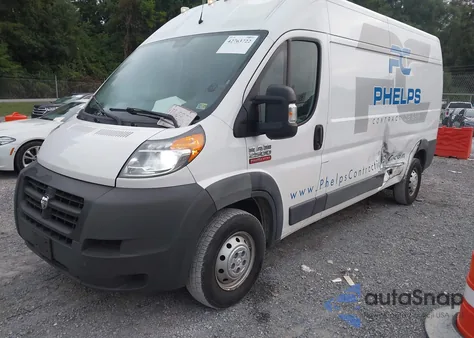 2017 Ram Promaster 2500 High Roof 159 Wb z USA, uszkodzony, nr VIN 3C6TRVDGXHE527271